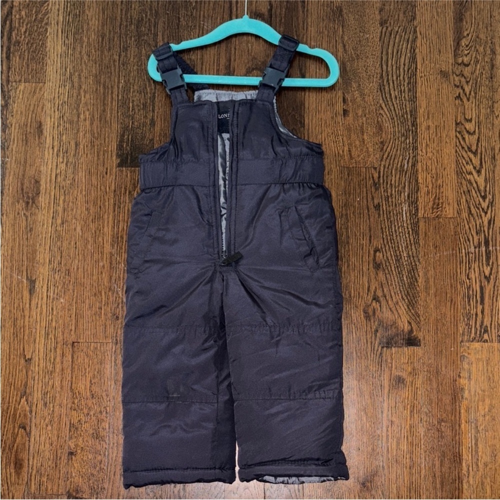 London Fog Kids Charcoal Overalls